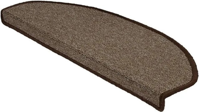 Karat Stufenmatte London Selbstklebend Hellbraun Halbrund B: 23,5 cm, T: 65 cm - Bild 1