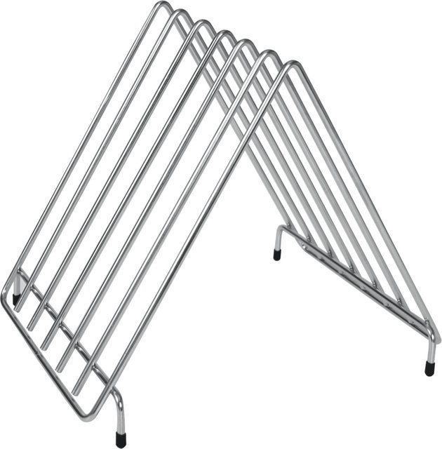 Schneider Abtropfständer dreieckig aus Edelstahl in Silber, B/T/H: 27 x 27 x 27 cm - Bild 1