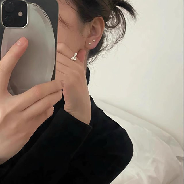 Ohrringe 925 Silber, Perle, Damen - Bild 1