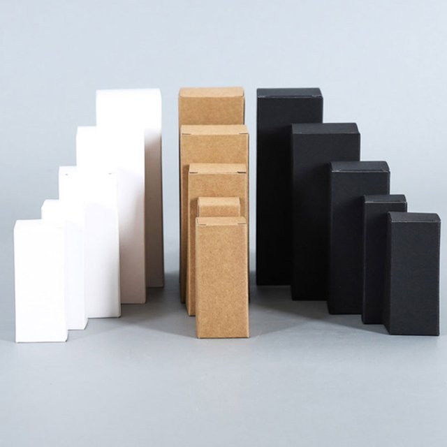 100 Stück Magic Dragon Blank Kraft Geschenkkartons aus braunem Karton für Seife, Schmuck oder Hochzeitsgastgeschenke - Bild 1