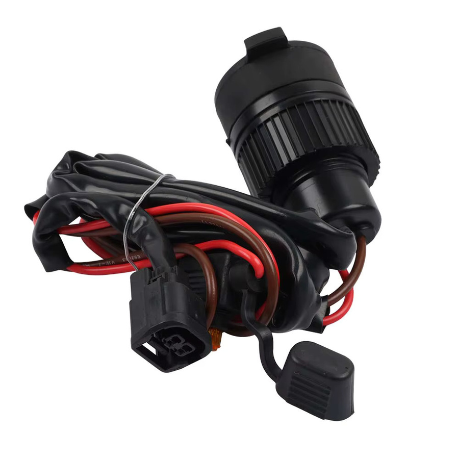 Dual USB Ladegerät für Honda Transalp XL750 (Modelle 2023-2024) mit USB-A und USB-C in Schwarz - Bild 3