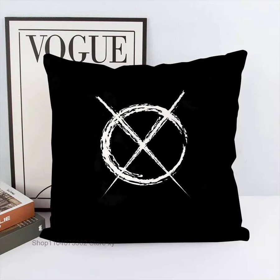 Kayou Horror-Kurzfilm Kissenbezug M-Marble H-Hornets, quadratischer Kissenbezug in Schwarz, B/T/H: 40 x 40 x 40 cm - Bild 6