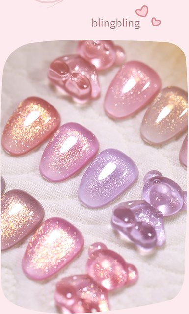SHAKA Nagellack, Rosa, Schimmernd - Bild 1