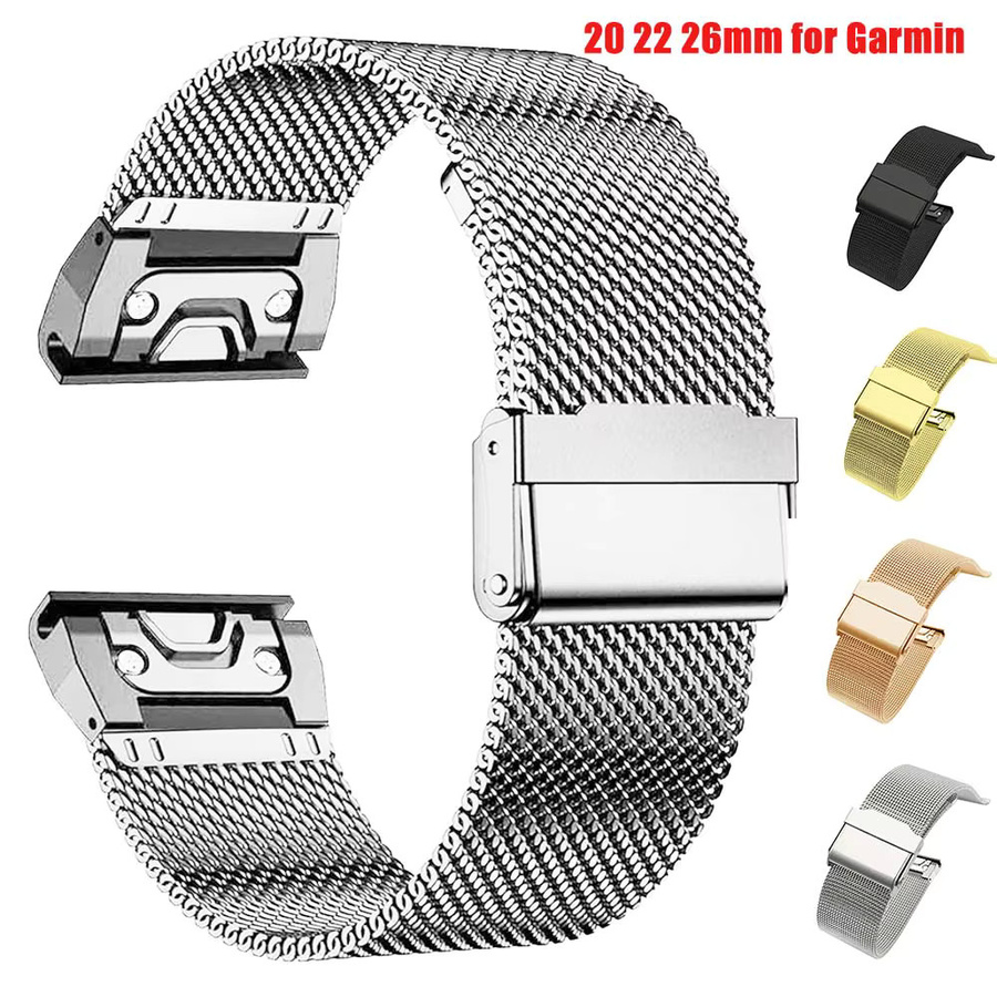 OAKCHARM Uhrenarmband Edelstahl, Silber, Unisex - Bild 2