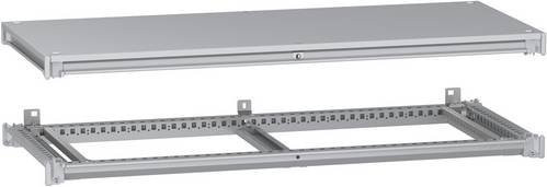 Schneider Electric NSYSFNC125 PanelSeT SFN Rahmen für elektrische Gehäuse inklusive Dach, grau, B: 120 cm, T: 50 cm - Bild 1