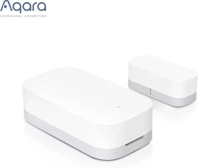 Aqara Tür- und Fenstersensor Zigbee Drahtlose Verbindung Weiß Kompatibel mit Apple HomeKit und MiHome App MCCGQ11LM - Bild 1