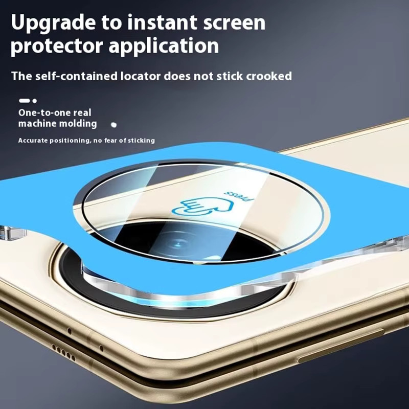 3er-Set Kameraschutz aus gehärtetem Glas für Honor 300 Ultra 200 100 Pro, transparent mit Installationshilfe und Vollkleber - Bild 3