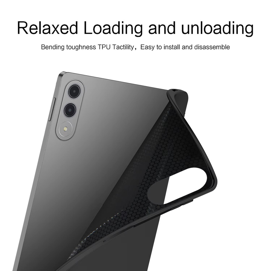 AJIUYU Weiche Schutzhülle für Lenovo Xiaoxin Pad Pro GT 11,1 Zoll 2025 TB710FU in Schwarz aus TPU Silikon - Bild 3