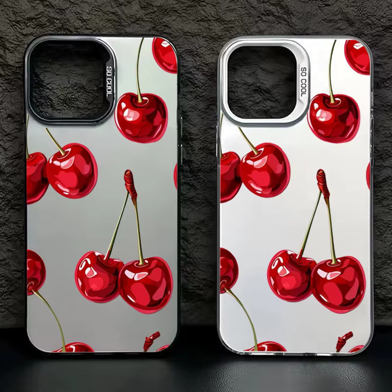 Stoßfeste TPU Handyhülle mit Rote Kirsche Design für Xiaomi Redmi Note 14 13 12 Pro Plus 5G 12S 11 10 14C 13C 4G - Bild 2