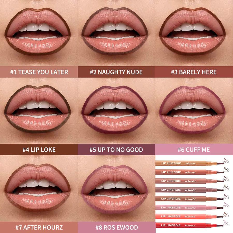 Lakerain Lipliner, 8 Farben, Matt, Unisex - Bild 3