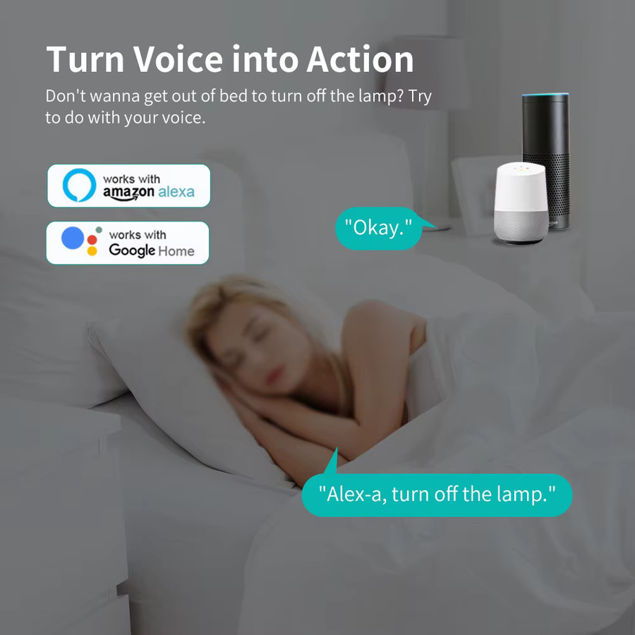 WLAN Micro-USB-Adapter 5V Intelligenter Zeitgesteuerter Ladestecker in Weiß Kompatibel mit Tuya Alexa Google Home Assistant und Smart Life - Bild 2