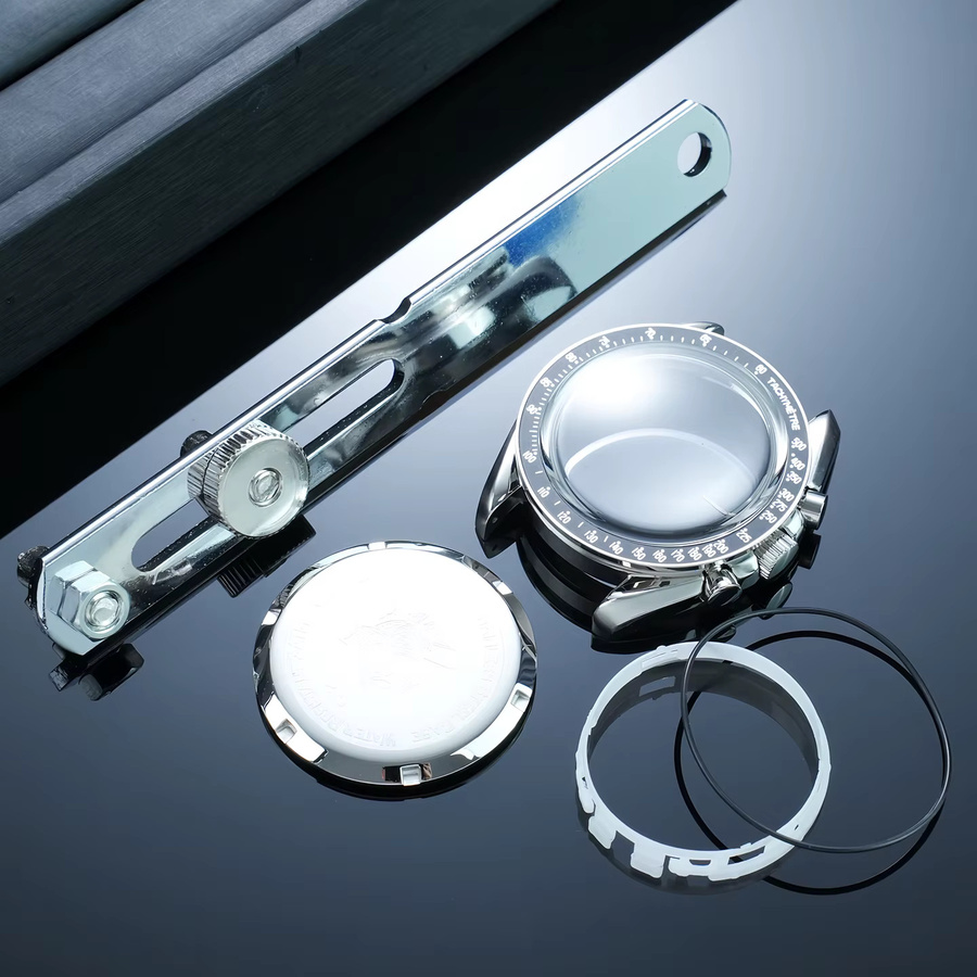 REEMILONG Uhrenarmband Mod-Kit, Edelstahl, Silber, passend für 42mm Zifferblatt - Bild 3