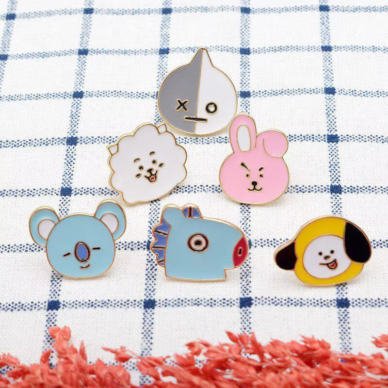 LINE FRIENDS BT21 Metallabzeichen, Broschen, Anstecknadeln, Pins - Bild 2