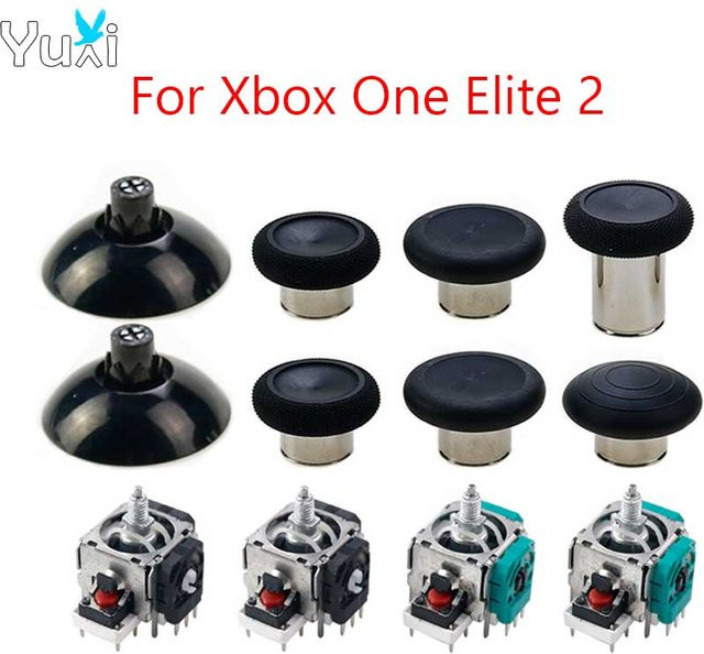 YuXi Magnetische 3D Analog Joystick Thumbsticks für Xbox One Elite Series 2 Controller in Schwarz - Bild 1