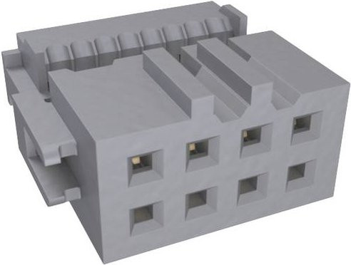 Amphenol 71600-108LF Pfosten-Steckverbinder in Grau - Bild 1