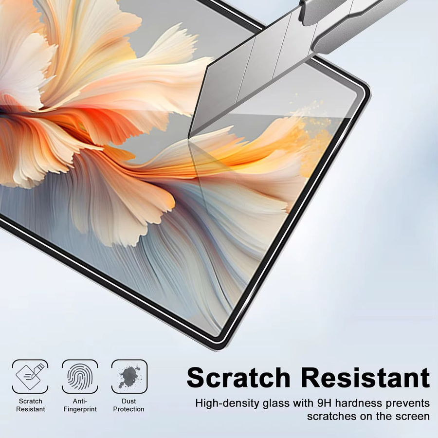 Displayschutzfolie aus gehärtetem Glas für Lenovo Yoga Tab Plus und Lenovo Idea Tab Pro 12,7 Zoll, transparent - Bild 4