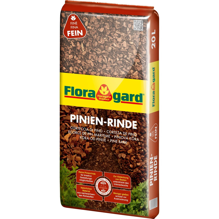 Floragard Pinienrinde Fein in Braun, Korngröße 2 bis 8 mm, 20 l - Bild 2