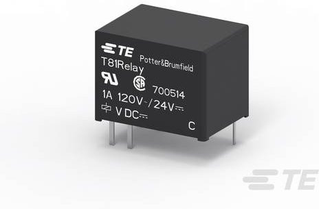 TE Connectivity Printrelais 5-1393779-5 in Schwarz - Bild 1