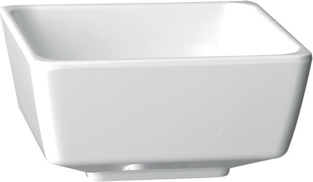 APS Schale FLOAT Dip-Bowl aus Melamin, weiß, quadratisch, 160 ml, B/T/H: 9 x 9 x 4,5 cm - Bild 1