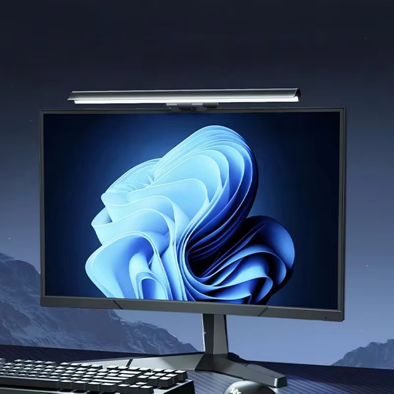 HOMEFISH LED Monitor-Lichtleiste in Schwarz mit stufenloser Dimmfunktion und Touch-Steuerung für Home-Office und Gaming - Bild 3