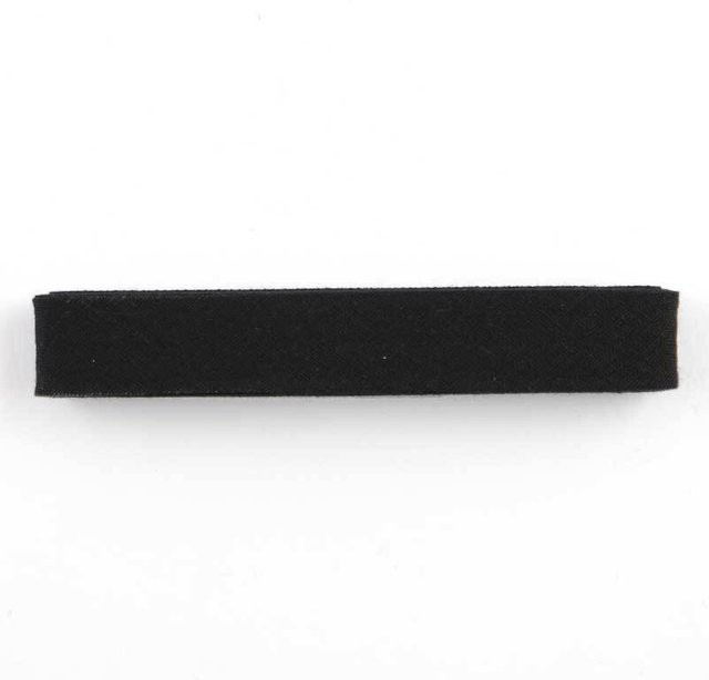 Gütermann Schrägband Nr. 4802 aus Baumwolle, Schwarz, Breite: 2 cm, Länge: 3 m - Bild 1