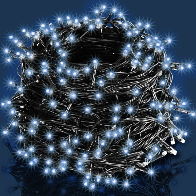 Monzana LED Weihnachts-Lichterkette in Kaltweiß mit 60 m Länge und IP44 Schutzart - Bild 1