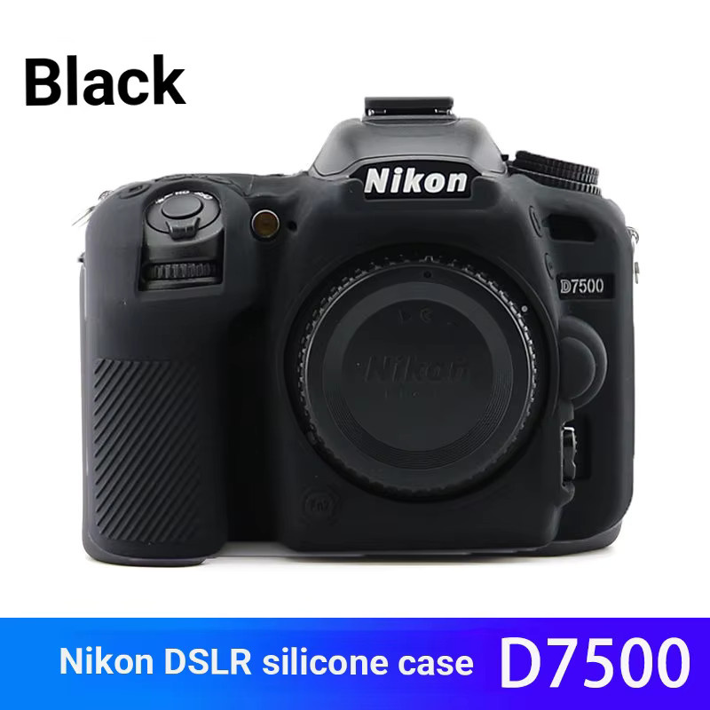 JAOUCAM Silikon-Kameratasche für Nikon D7500, stoßfeste und kratzresistente Schutzhülle - Bild 2