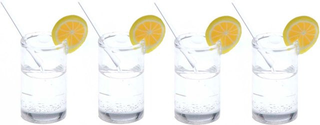Rico Design Miniatur Gin Tonic 4-teiliges Set - Bild 1