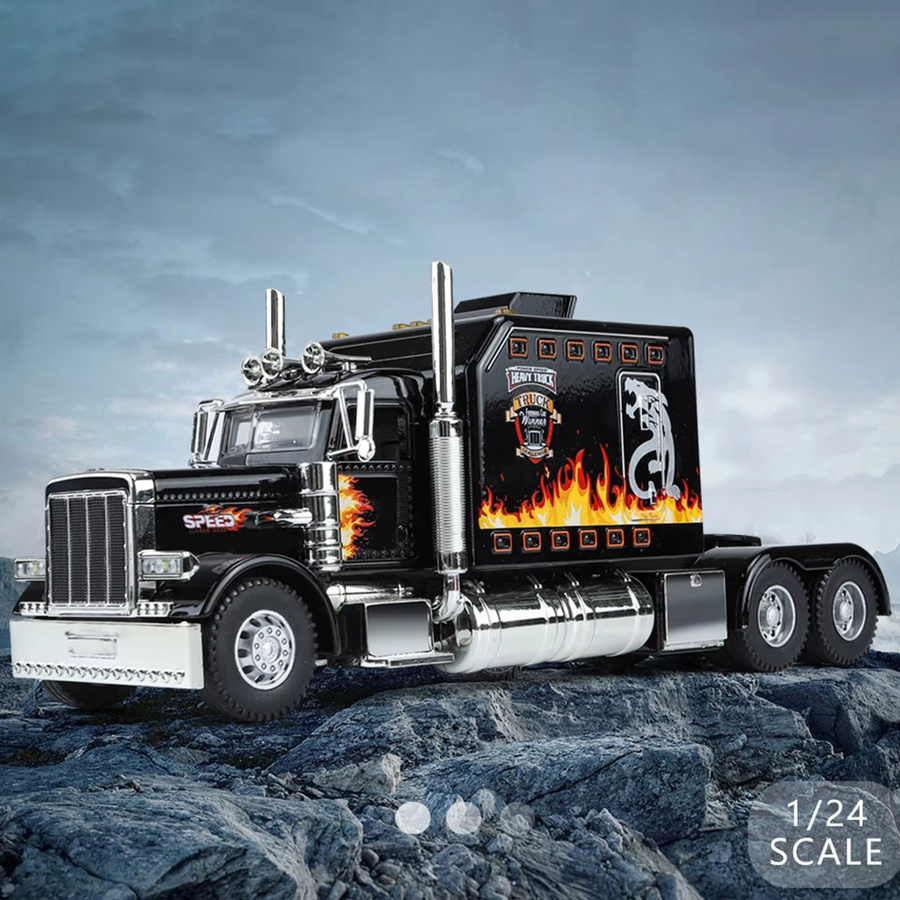 CCA Peterbilt 389 Traktoranhänger, LKW, Maßstab 1:24, Lonestar-Design - Bild 2