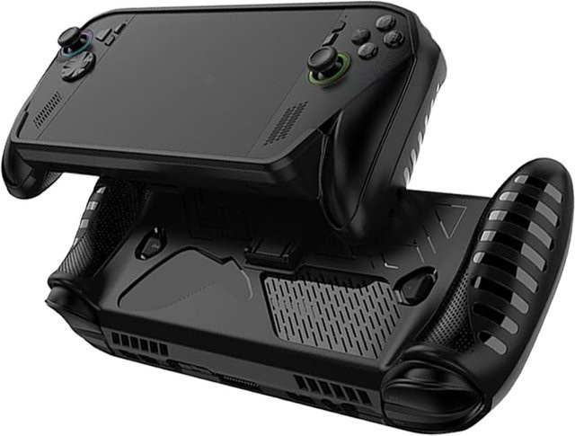 TECTINTER TPU-Schutzhülle für ASUS ROG Ally X Spielkonsole, stoßfest und kratzfest, Zubehör in Schwarz oder Weiß - Bild 1