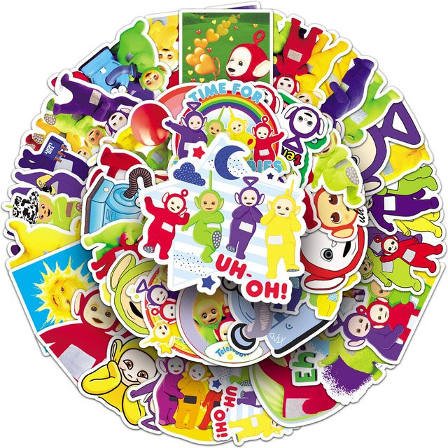 Bandai Teletubbies Aufkleber, Bunt / Mehrfarbig, 50-teiliges Set - Bild 1