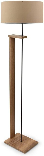 Opviq Stehlampe in Hellbraun mit E27 Fassung, B/T/H: 38 x 38 x 150 cm - Bild 1