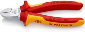 Knipex Seitenschneider aus Stahl in Rot/Gelb/Mehrfarbig - Bild 1
