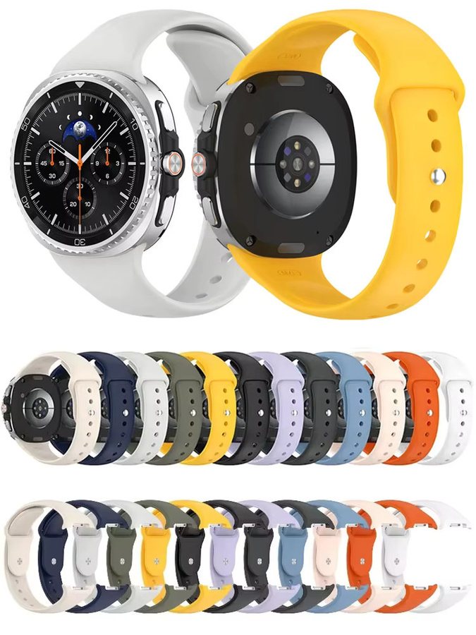 Samsung Uhrenarmband Silikon, Galaxy Watch 8 40/44 mm, Galaxy Watch 8 Classic 46 mm, Unisex - Bild 3