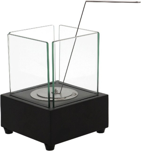 Esschert Design Tischkamin Bio-Ethanol quadratisch Anthrazit B: 16 cm, T: 16 cm, H: 16 cm - Bild 1