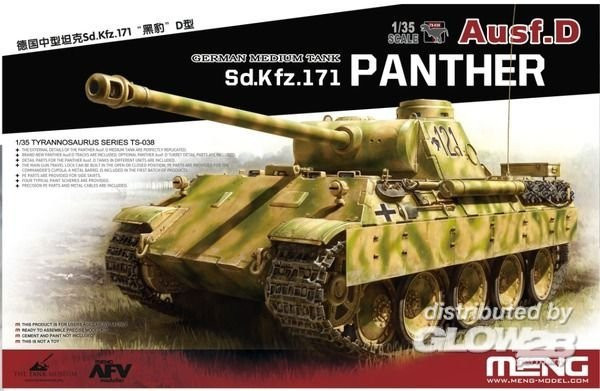 MENG Models German Medium Tank Sd.Kfz.171 Panther Ausf. D, Fahrzeug - Bild 1