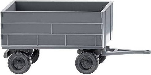 Wiking Landwirtschafts Modell Ernteanhänger, basaltgrau, 1:87 - Bild 1