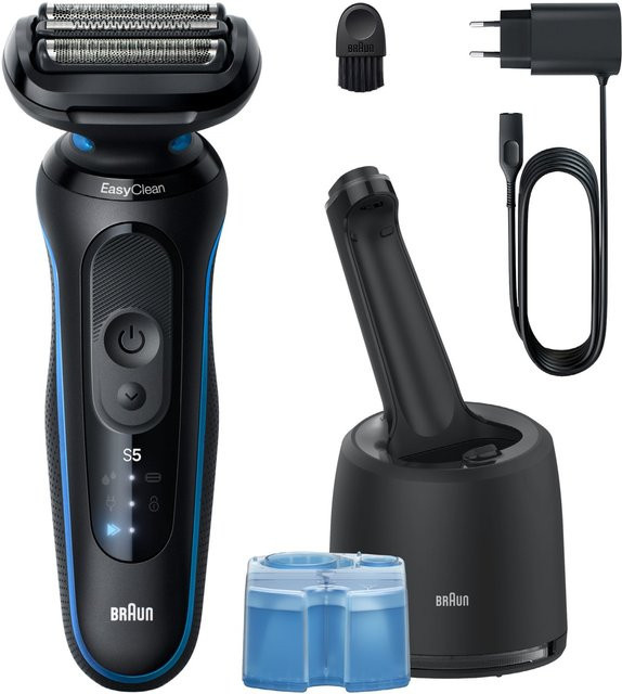Braun Series 5 Elektrorasierer, Herren, Blau, Schwarz - Bild 2