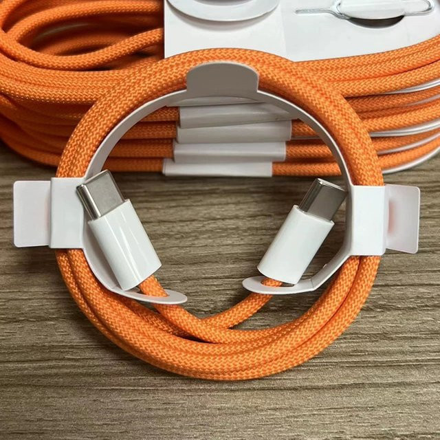 PD 60 W USB-C Schnellladegerät Kabel für iPhone 16 15 14 13 Pro Max Typ-C Ladekabel in Weiß - Bild 1
