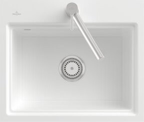 Villeroy & Boch Einbauspüle Subway Style 50 S mit Abtropfgitter in Pure Black - Bild 1