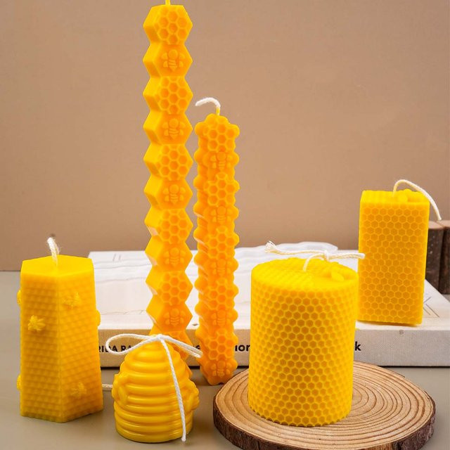 UDOCOOL 3D Lange Stab Waben Silikonform für Kerzen, Seifen, Harz und Gips - Bild 1
