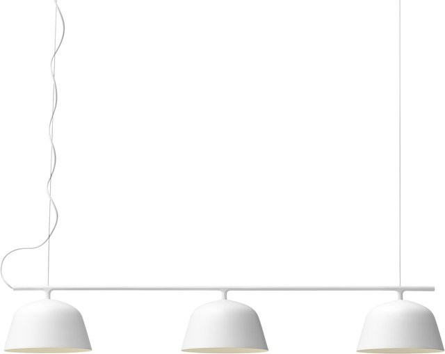 Muuto Ambit Rail Hängeleuchte in Weiß aus Aluminium, minimalistisches Design für Küche, Esszimmer und Wohnzimmer - Bild 1