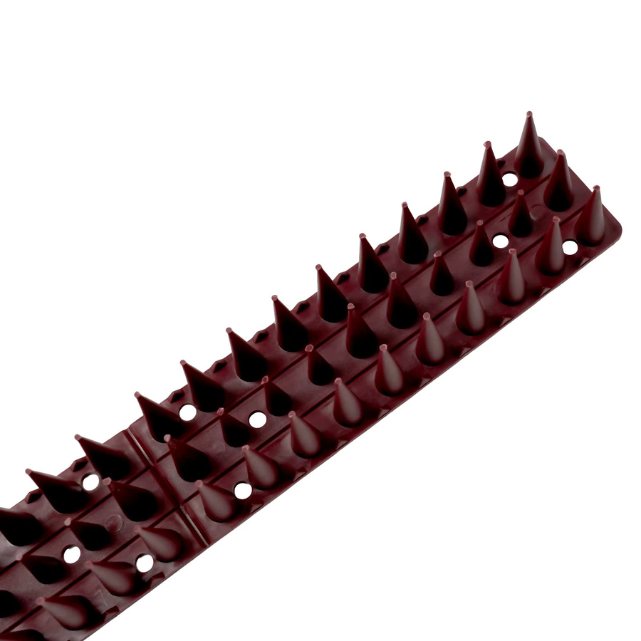 Spike Defender Zaun und Wand Spikes zur Abwehr von Eindringlingen und Tieren in Transparent oder Braun, B/T/H: 45 x 4,5 x 3,7 cm - Bild 1