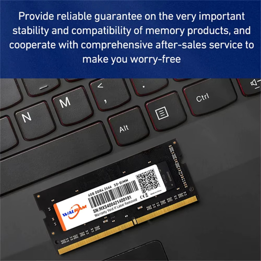 Walram DDR3 DDR3L SODIMM Laptop-RAM Hochleistungs-Notebook Speicher in Schwarz - Bild 2
