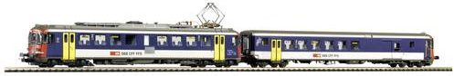 PIKO 96854 H0 2er-Set Rbe 4/4 NPZ Triebwagen und Steuerwagen der SBB - Bild 1