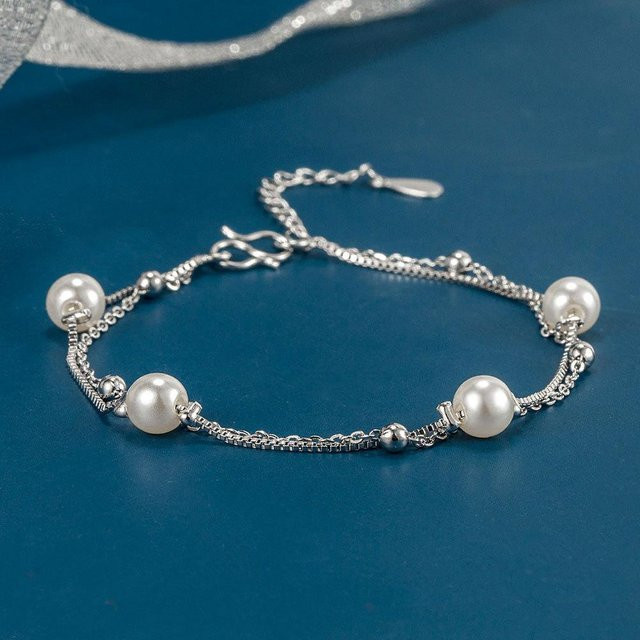 Lucky Star Jewelry Perlenarmband, Kupfer, Silber, Damen - Bild 1