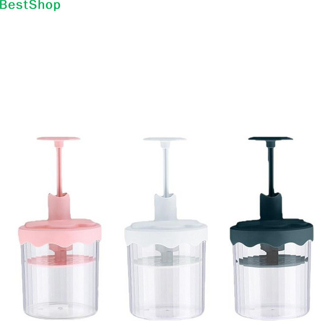 Manueller Schaumspender für Gesichtsreiniger und Shampoo in Weiß, Tragbare Druckpumpflasche aus Kunststoff für Gesicht und Haare - Bild 1