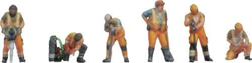 NOCH N Gleisbautrupp Bemalt, Einzelfigur, 1:160 (Spur N) - Bild 1