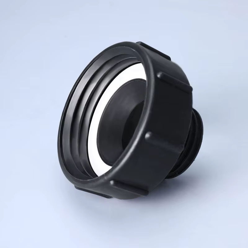 HUXUAN IBC Adapter Schwarz S100x8 auf S60x6 zur Reduzierung für IBC Tank und Schlauchanschluss - Bild 3