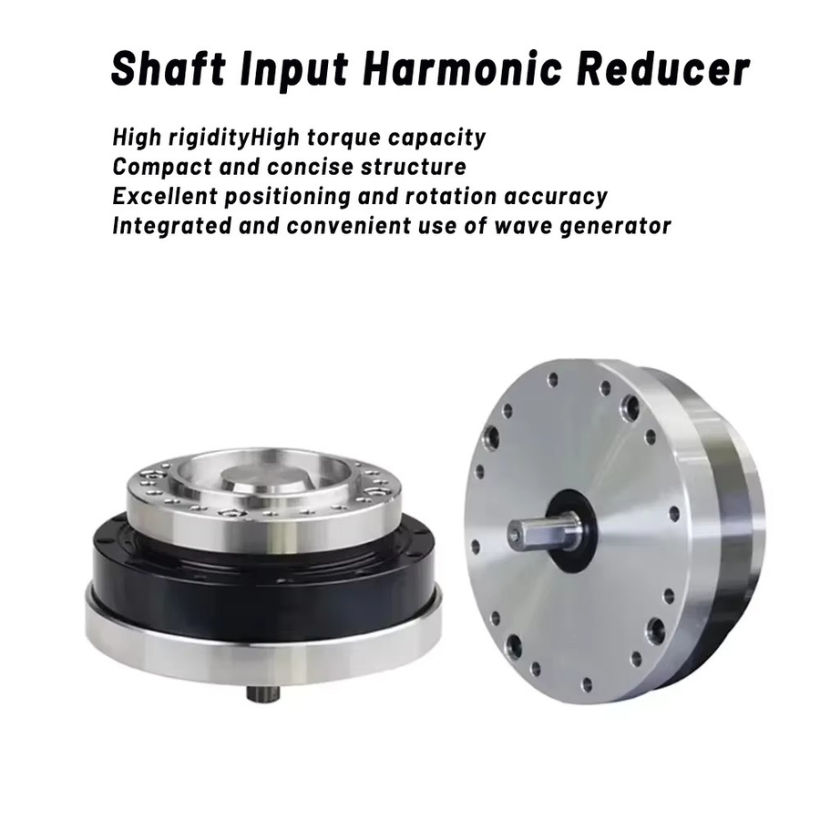 YUN DUAN Harmonic Drive Reduzierstück in Silber, hochpräzises harmonisches Getriebe für Schrittmotoren und Servomotoren mit 30 Arcsec Genauigkeit - Bild 2